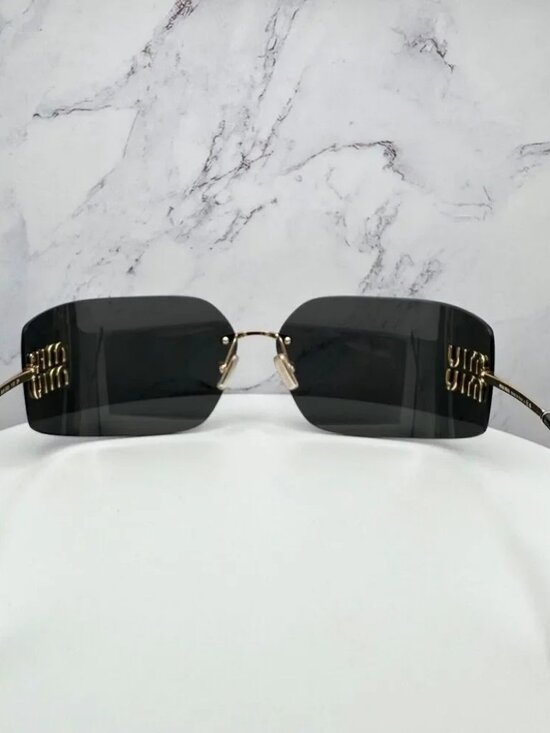 ✨ Miu Miu Rimless Logo Sunglasses ✨ main image 3